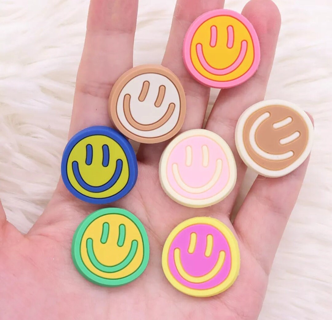 Smiley Face Jibbitz Croc Charms Etsy