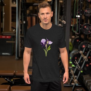 Men&#39;s Flower T-shirt, Variety of colors,  Unisex