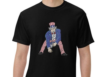 Buff Uncle Sam Shirt, American Shirt, Proud American, USA Shirt, Patriotic Shirt, Patriotism, America First Men's T-shirt