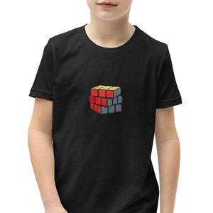 Rubik&#39;s Cube Shirt, Kids Cube Shirt, Puzzle Shirt, Smart Kids Shirt, Rubik&#39;s Cube Collector, Kids Game Shirt,  Youth Short Sleeve T-Shirt