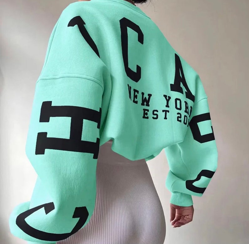 Two Sides Crop Sweater