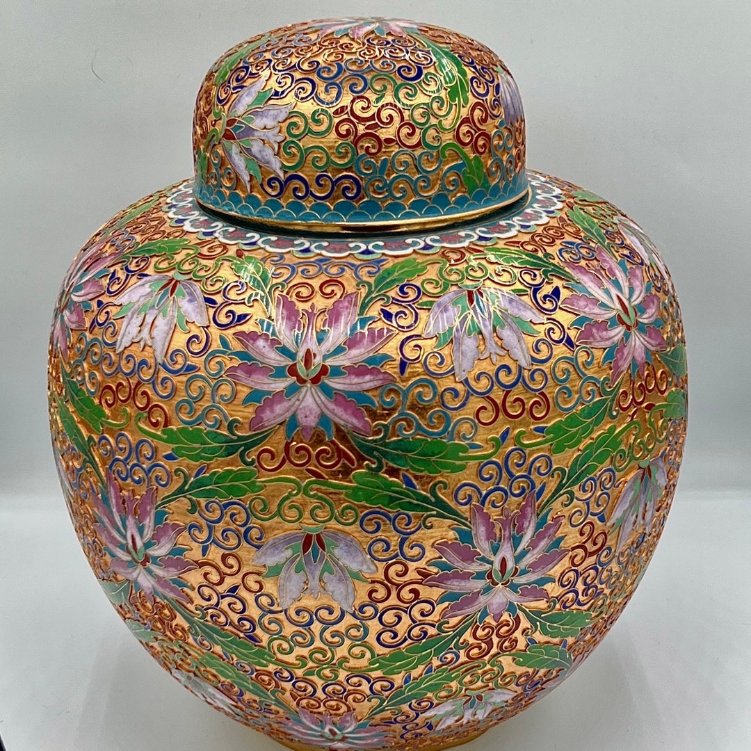 Large Cloisonne Rare and Collectable Etsy