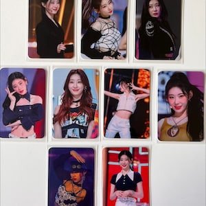 Tarjetas fotográficas del escenario de ITZY