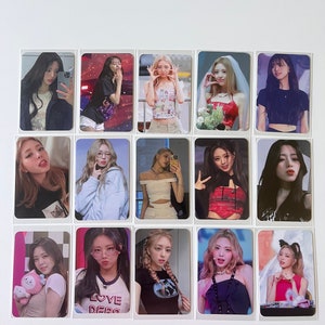 ITZY Yuna-fotokaarten