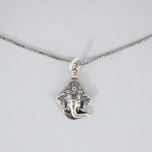 Ganesha Necklace Sterling Silver 925