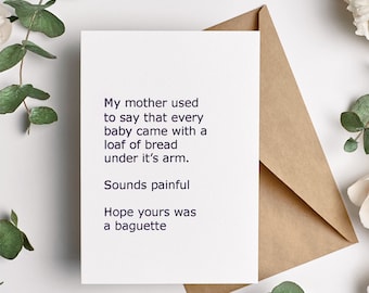 Funny New Baby Card