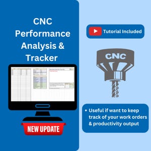 CNC Performance Analysis & Tracker: Track, Identify and Improve Inefficiencies in Your Workflow