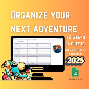 Travel Itinerary & Budget Planner Spreadsheet: Vacation Planning