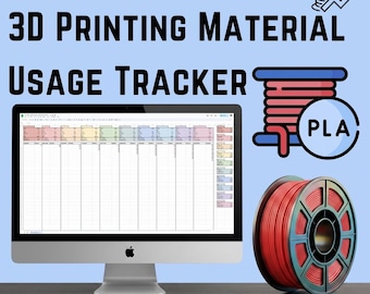 Track Your 3D Printing Materials with Ease – Simple Usage Log