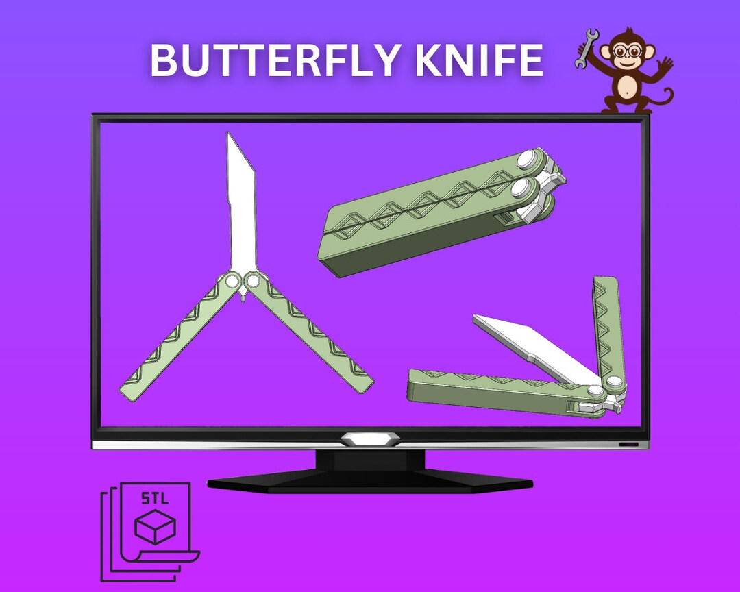 3D Printable Butterfly Knife STL FILE ONLY Favorite This If You #39 d Be Interested in a Buying a 3D Printable Butterfly Knife STL FILE ONLY Favorite This If You #39 d Be Interested in a Buying a
