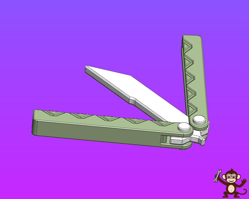 3D Printable Butterfly Knife STL FILE ONLY Favorite This If You #39 d Be 3D Printable Butterfly Knife STL FILE ONLY Favorite This If You #39 d Be