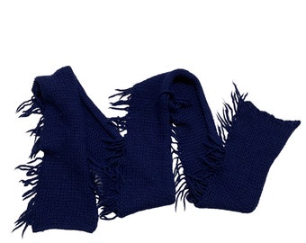 Dries Van Noten Wool Knit Muffler Scarf