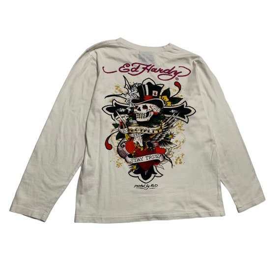 Ed Hardy ロンT Ed Hardy Long Sleeve T-shirt - Etsy