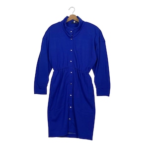 Vintage Thierry Mugler Royal Blue Dress