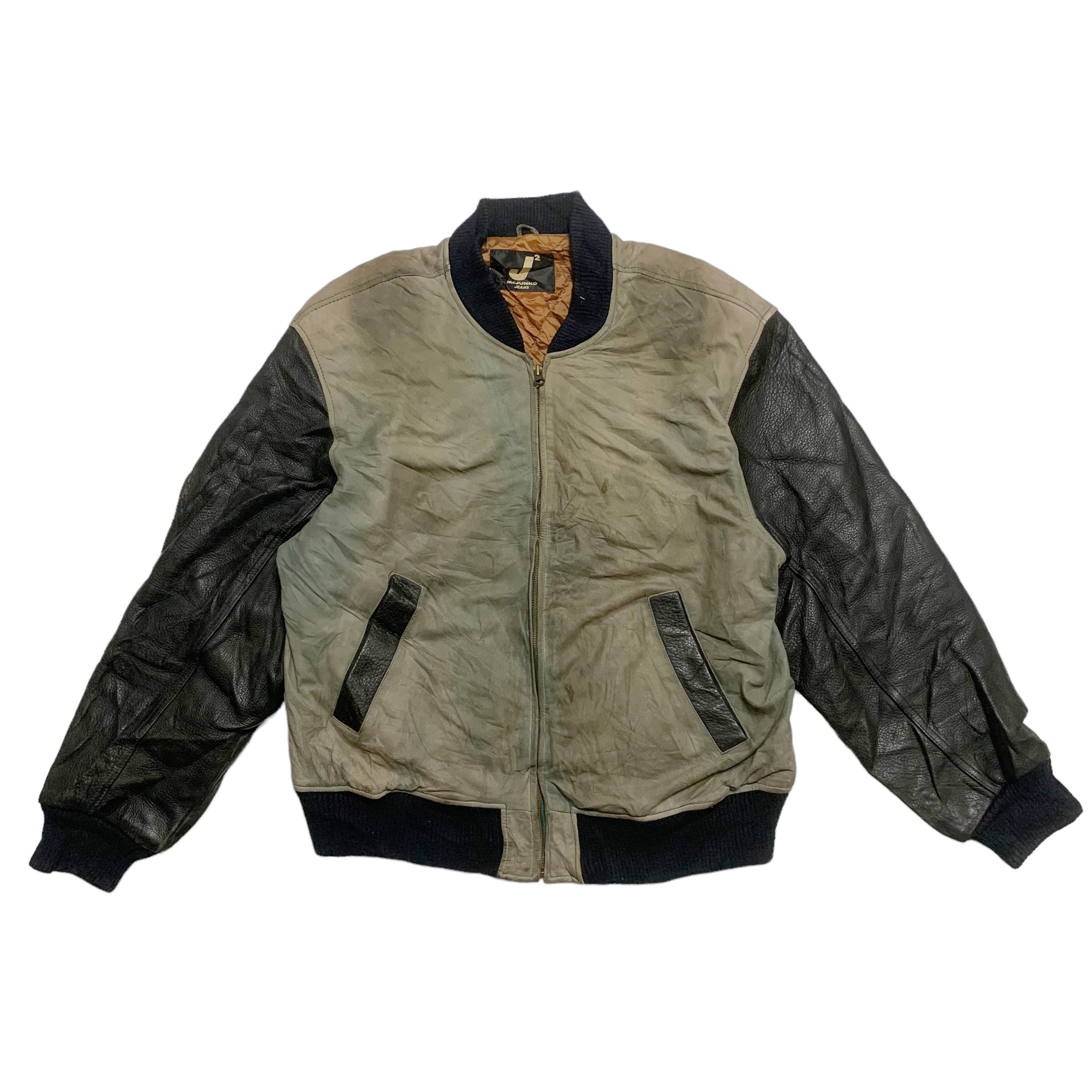 ジャケット・アウター JunkoS Vintage MR.JUNKO Jeans Junko Shimada Leather Jacket - Etsy