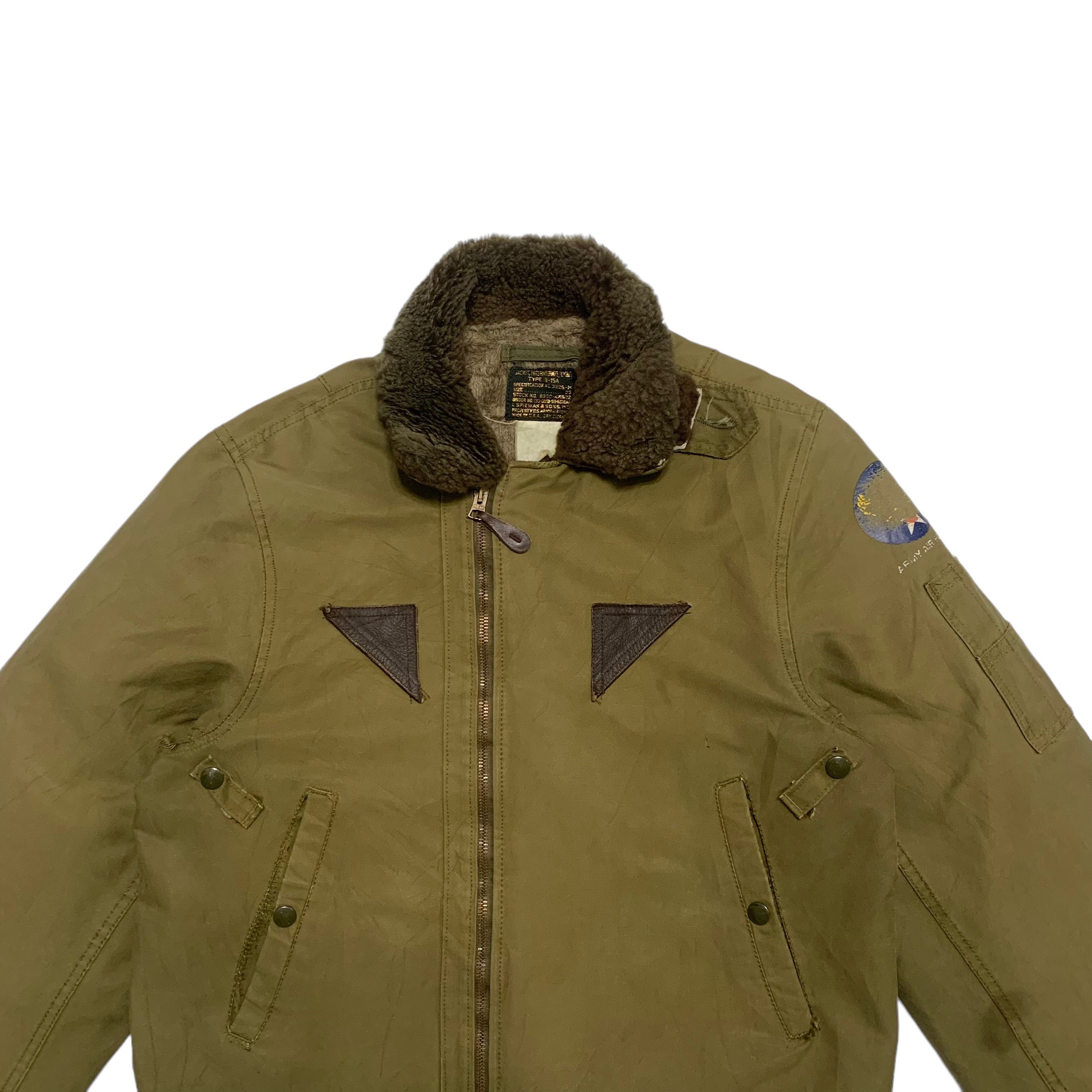 SPIEWAK ジャケット B-15C vintage USA Deadstock 1990'S Golden Fleece (I.SPIEWAK) type B-15C