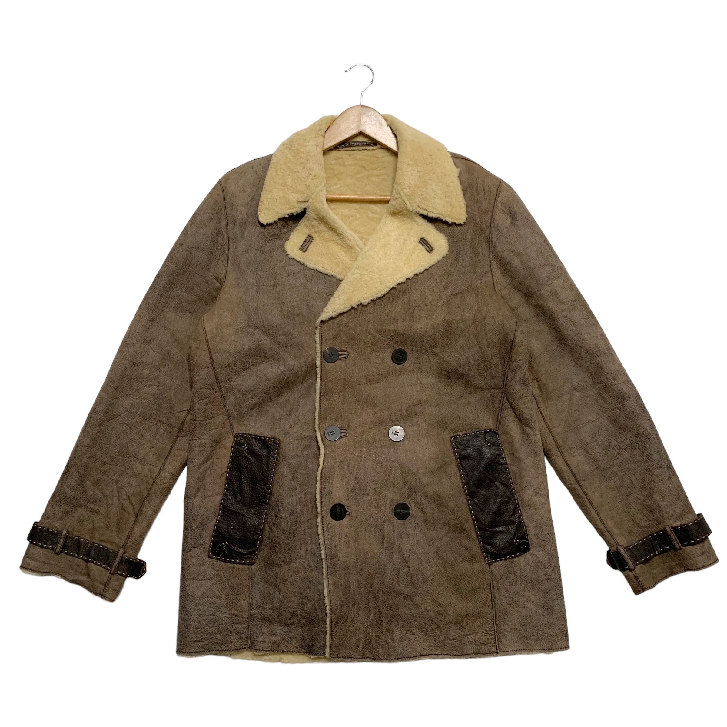 Fendi shearling coat hot sale