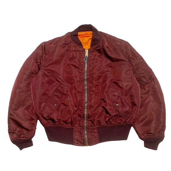 Vintage Alpha Industries MA-1 Flight Bomber Jacket - Etsy