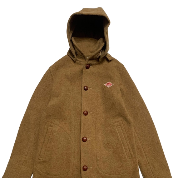 Danton Hooded Wool Long Jacket - image 3