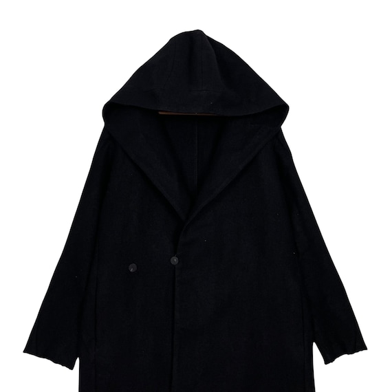 Devoa Hooded Virgin Wool Coat - image 2