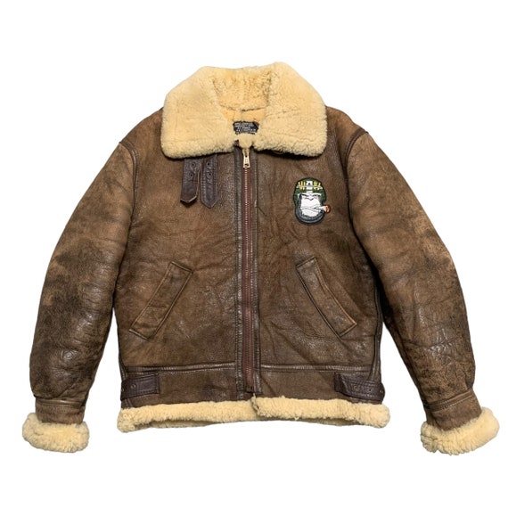 US SHEEPSKIN フライトジャケットB-3 サイズ44 Vintage US Sheepskin International B3 Jacket Made in USA - Etsy
