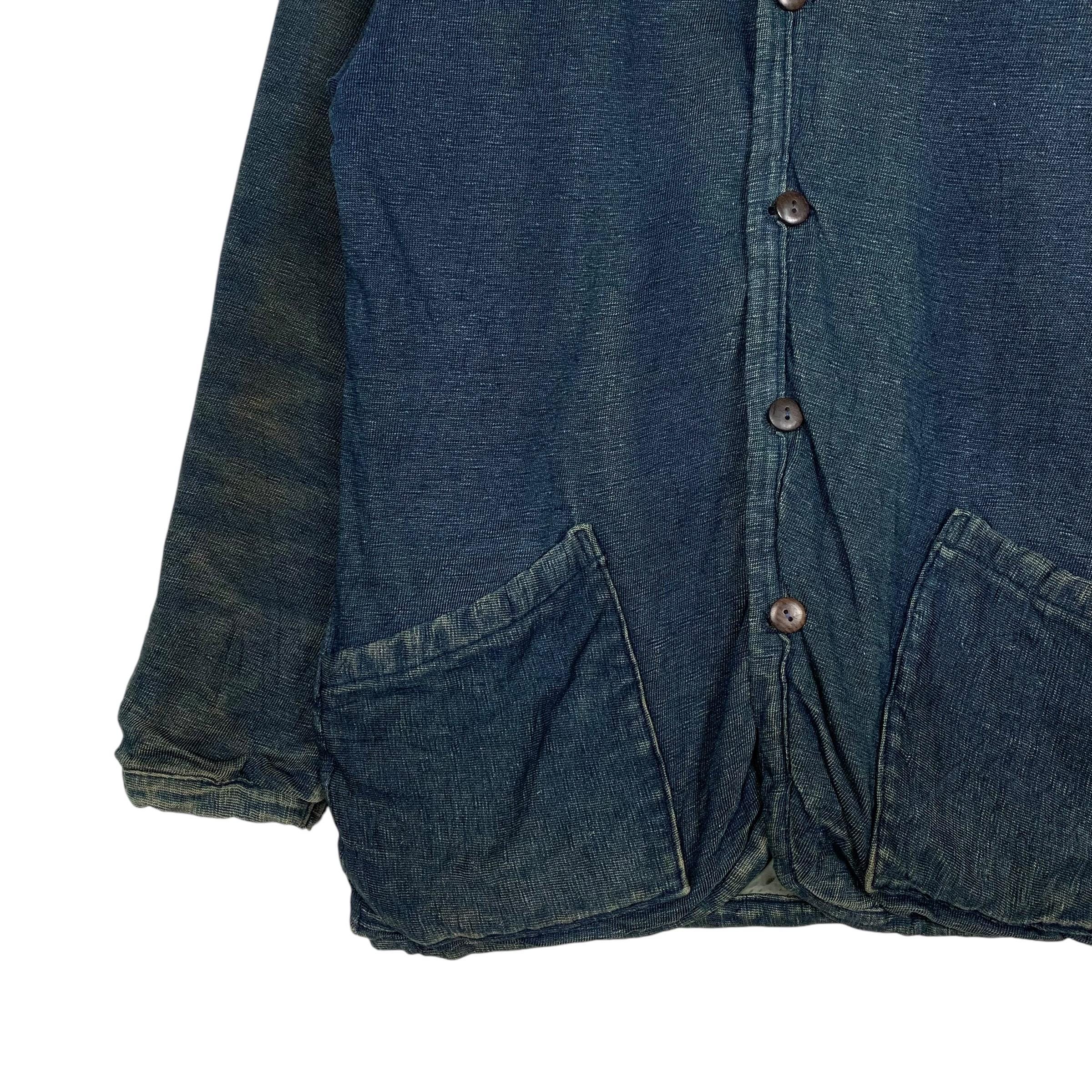 ヴィンテージ 45rpm 刺し子 インディゴ デニム リバーシブル