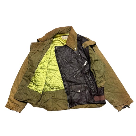 Iconic 80s Boneville Massimo Osti CP Company Leather Jacket - Etsy