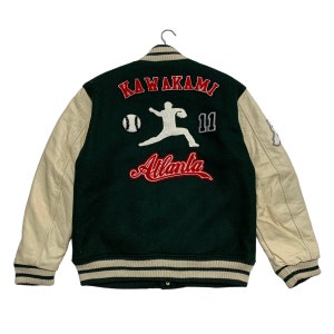 Kawakami MLB Atlanta Brave Baseball Varsity Jacke