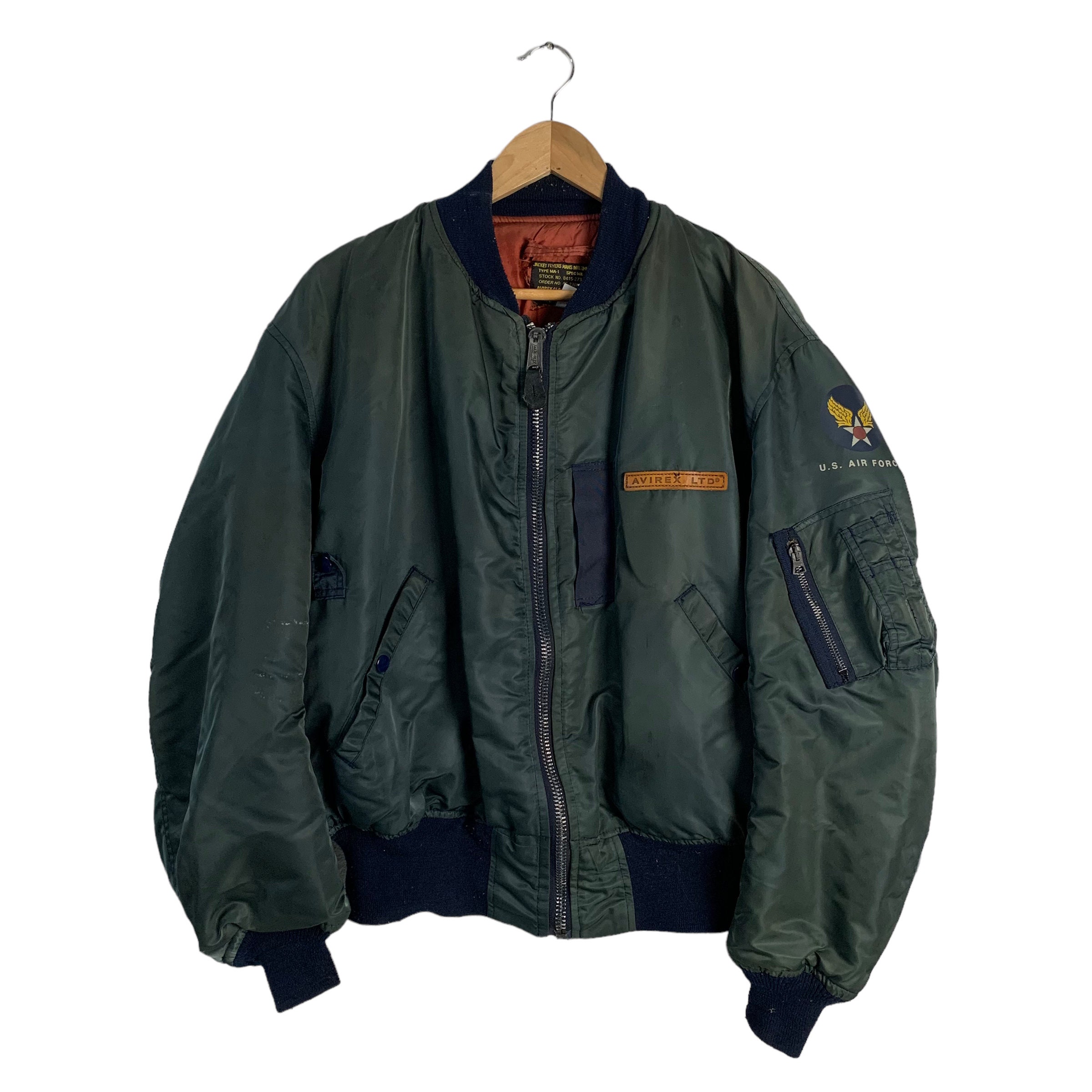 Vintage Avirex Type MA1 US Air Force Bomber Jacket - Etsy Vintage Avirex Type MA1 US Air Force Bomber Jacket - Etsy
