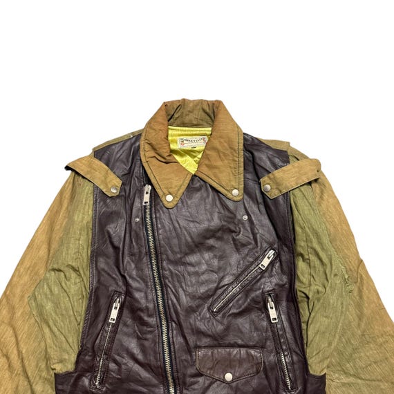 Iconic 80s Boneville Massimo Osti CP Company Leather Jacket - Etsy