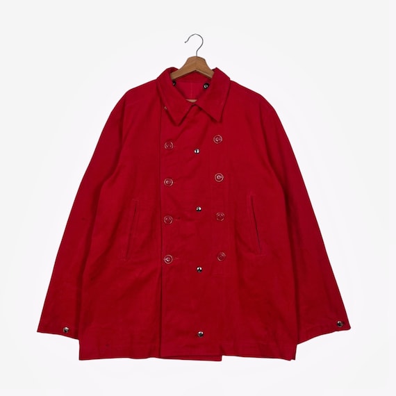 Engineered Garments Red Double Breasted Jacket - image 1
