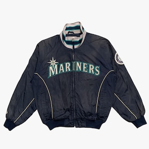 Vintage 1990s Majestic Seattle Mariners MLB Baseball Jacket