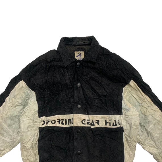 Vintage 80s Hai Sporting Gear Leather Jacket - Etsy UK