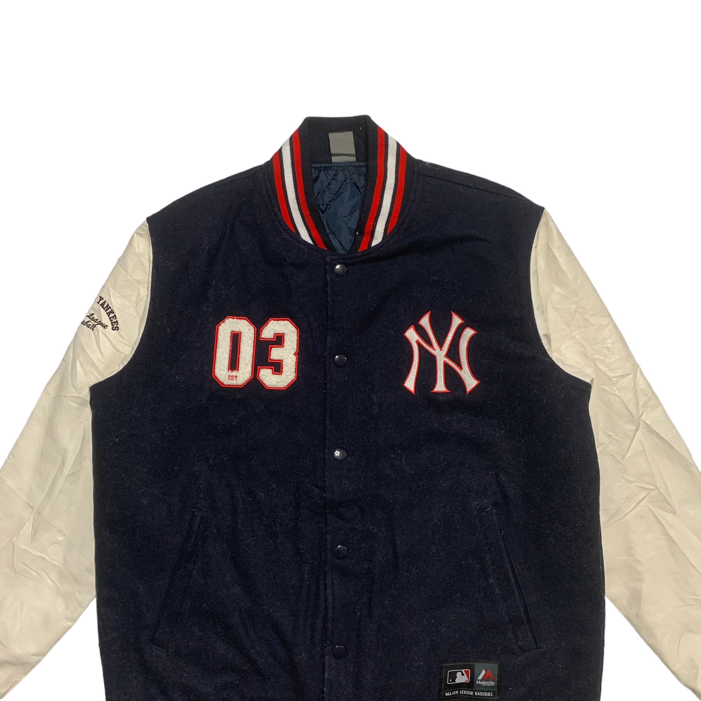 Majestic MLB New York Yankees Varsity Jacket - Etsy