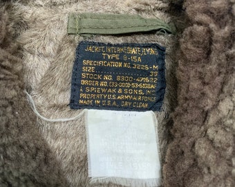 I.SPIEWAK&SONS.INC　B-15C Deadstock 1990'S Golden Fleece (I.SPIEWAK) type B-15C