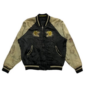 Vintage 70s Japanese Brand Dragon Reversible Sukajan Jacket