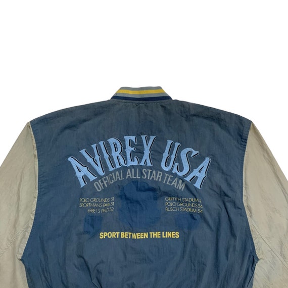 Vintage 80s Avirex USA All Star Team Varsity Jacket - Etsy