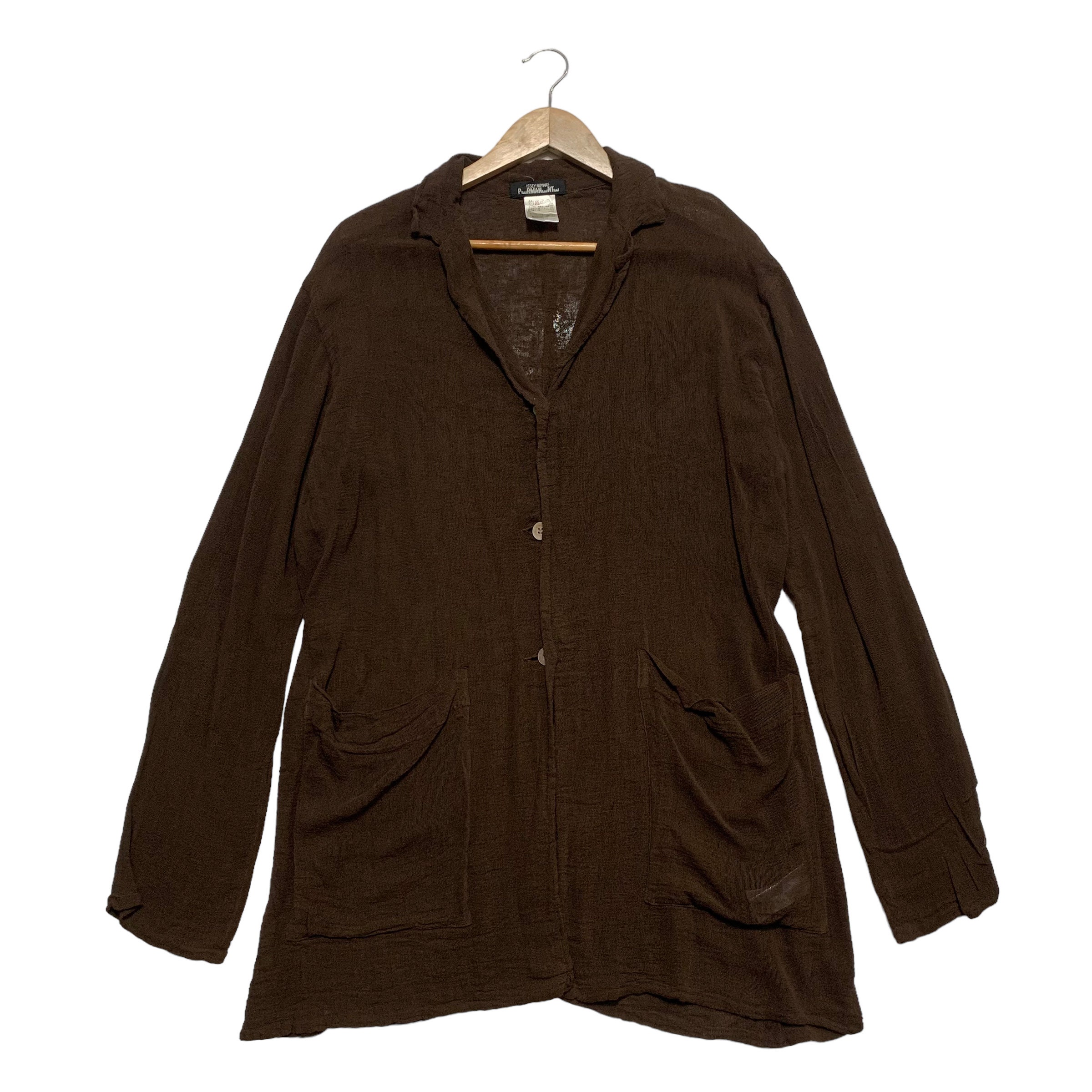 ISSEY MIYAKE PERMANENTE 1980s STRIPE SHIRT | LAYYER
