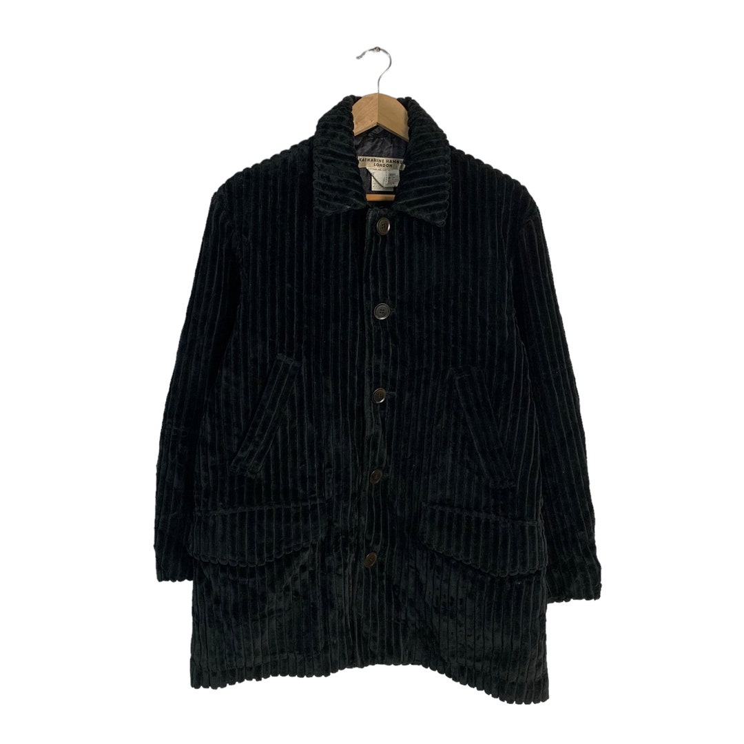 ジャケット・アウター KATHARINE HAMNETT Velvet long coat Katherine Hamnett Velvet Jacket - Etsy