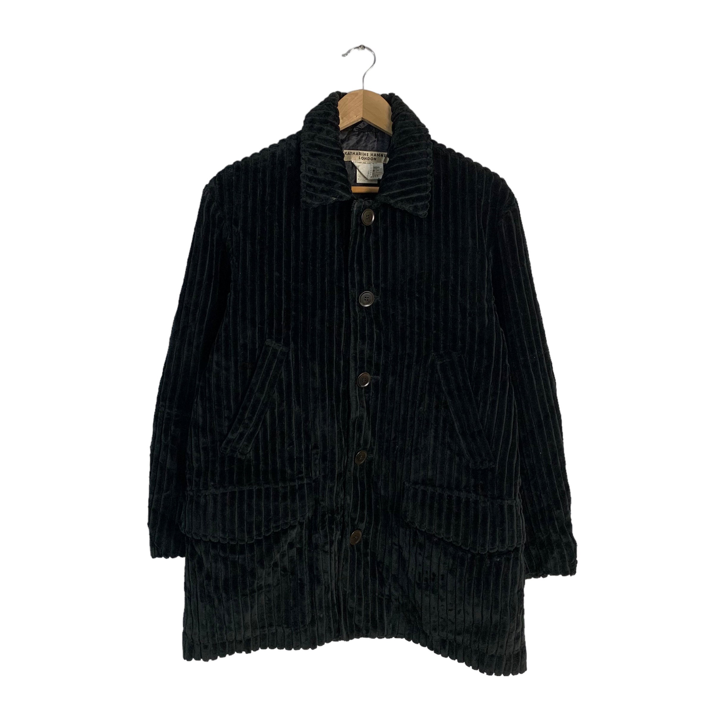 ジャケット・アウター KATHARINE HAMNETT Velvet long coat il_fullxfull.5172591099_awun.jpg