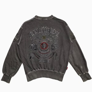 Bluza z haftem Vintage Tedman Lucky Little Devil