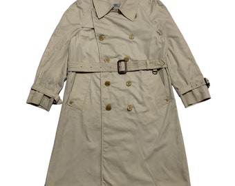 Vintage 90s AQUASCUTUM Trench Coat Jacket Inside Nova Check Vintage 90s AQUASCUTUM Trench Coat Jacket Inside Nova Check
