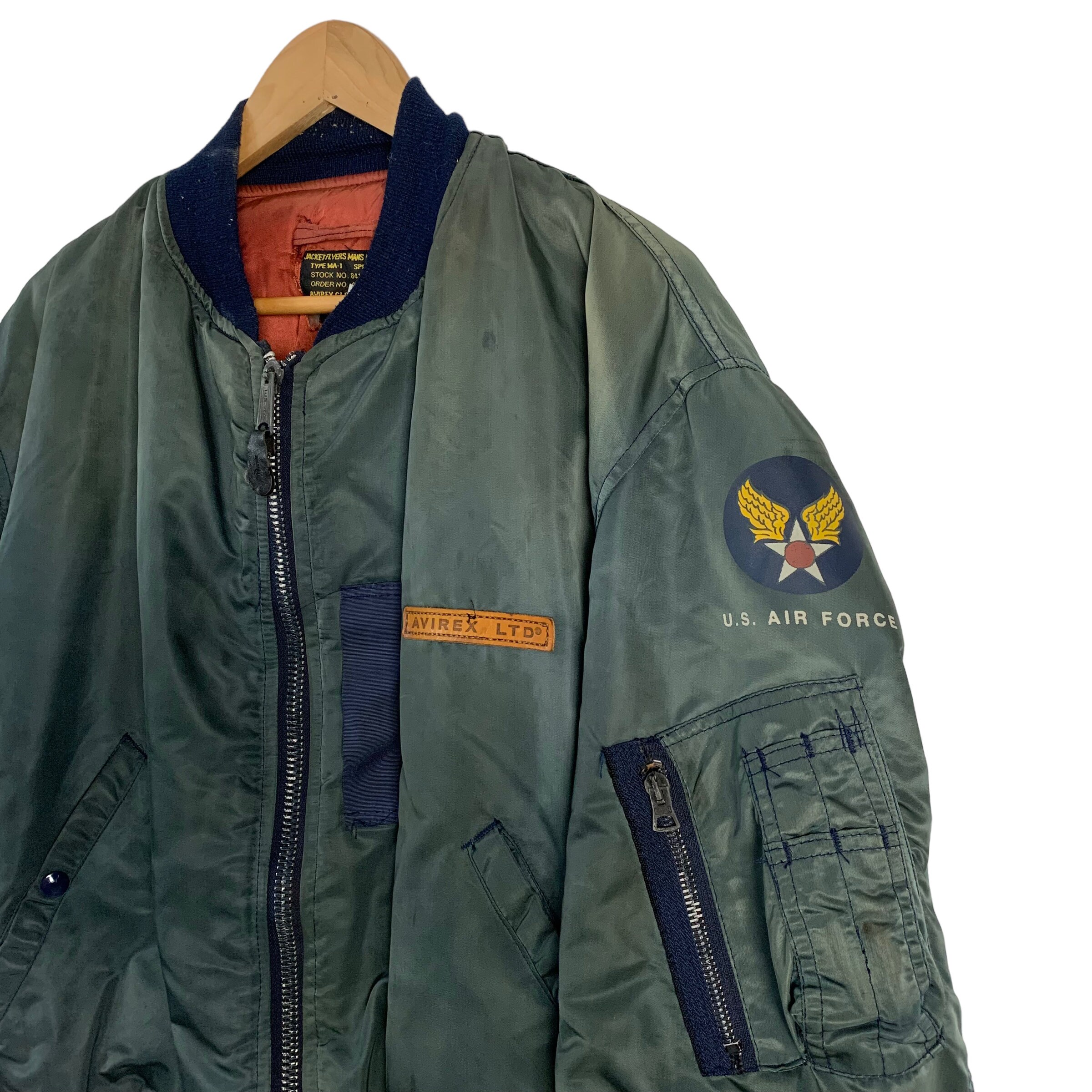Vintage Avirex Type MA1 US Air Force Bomber Jacket - Etsy Vintage Avirex Type MA1 US Air Force Bomber Jacket - Etsy