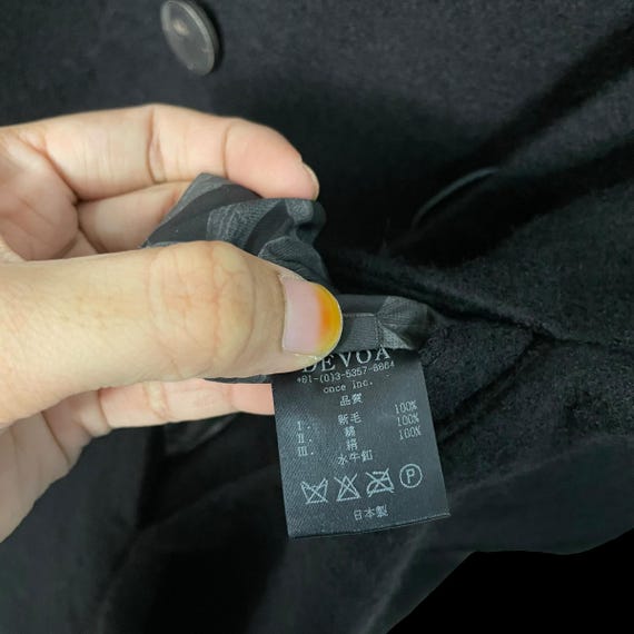 Devoa Hooded Virgin Wool Coat - image 16