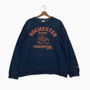 Felpa vintage Champion Rochester School