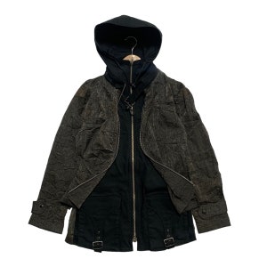 Kohshin Satoh Hooded Double Layer Jacket