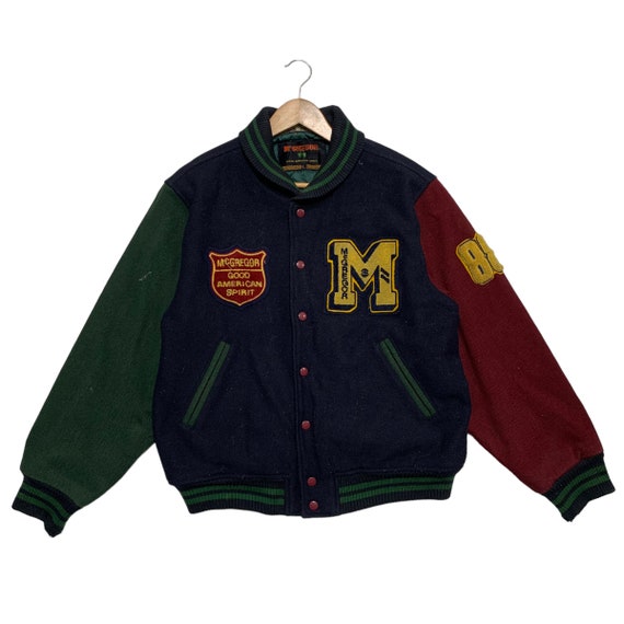 Vintage Mcgregor Multicolor Varsity Jacket - Etsy