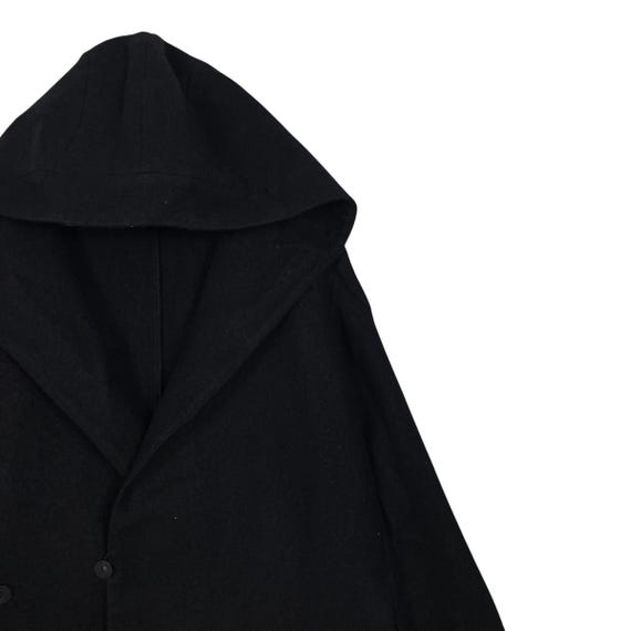 Devoa Hooded Virgin Wool Coat - image 5