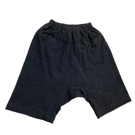 80s tricot CDG skirt style wool shorts