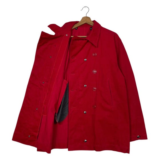 Engineered Garments Red Double Breasted Jacket - image 7